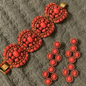 Stella and Dot Sardinia bracelet and earring set